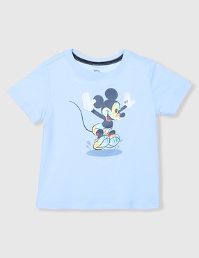 Playera Disney DTR Mickey Mouse Manga Corta Para Niño