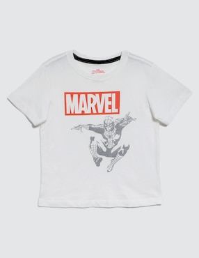 Playera Disney DTR Marvel Manga Corta Para Niño