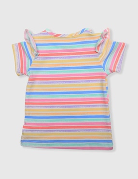 Playera Universal Gabby's Dollhouse manga corta para bebé niña