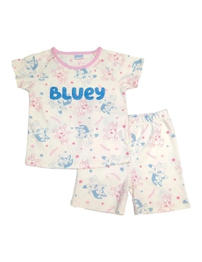 Conjunto Pijama Bluey Para Niña