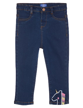 Jeans Relaxed Slim Weekend Baby Lavado Medio Para Bebé Niña