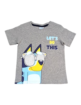 Playera Panaderia Bluey Manga Corta Para Niño