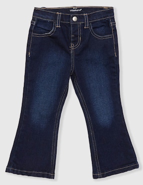 Jeans campana Weekend Baby deslavado para niña