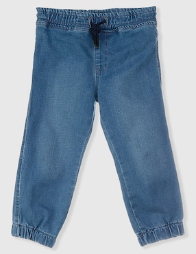 Jeans jogger straight Weekend Baby deslavado para niño