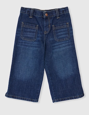Jeans straight Weekend Baby lavado obscuro para niña
