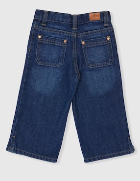 Jeans straight Weekend Baby lavado obscuro para niña