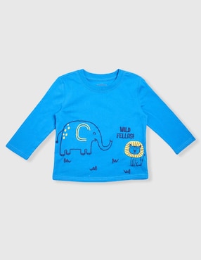 Playera Weekend Baby manga larga para bebé niño