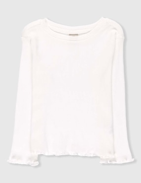 Playera Weekend Baby manga larga para bebé niña