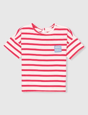 Playera Weekend Baby manga corta para niña