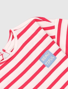 Playera Weekend Baby manga corta para niña