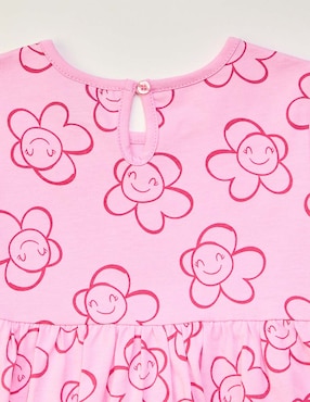 Vestido Weekend Baby manga cap para bebé niña