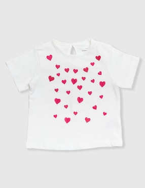 Playera Weekend Baby manga corta para niña