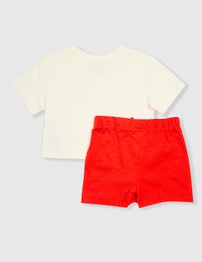 Conjunto Weekend Baby de algodón para niña 2 piezas