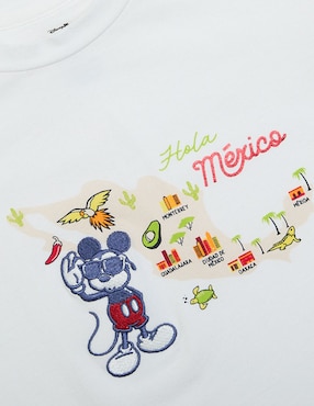Playera Disney Dtr Mickey Mouse Disney manga larga para niño