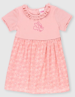 Vestido Disney Dtr manga cap para niña