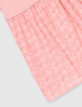 Vestido Disney Dtr manga cap para niña