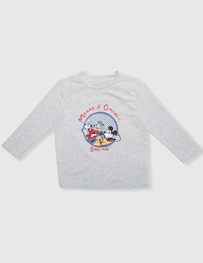Playera Disney Dtr Mickey and Friends Disney manga larga para niño