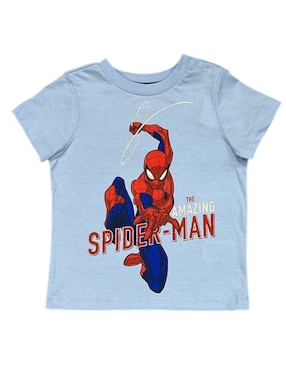 Playera Marvel Spider-Man manga corta para niño