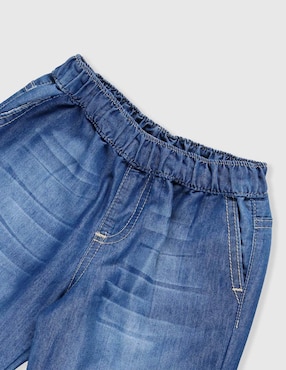 Jeans baggy Weekend Baby lavado stone wash para niño