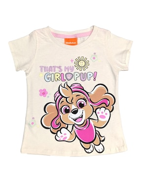 Playera Paw Patrol Manga Larga Para Niña