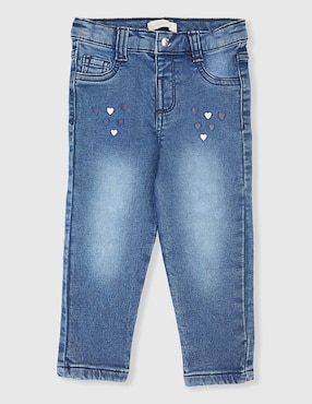 Jeans slim Weekend Baby lavado medio para niña