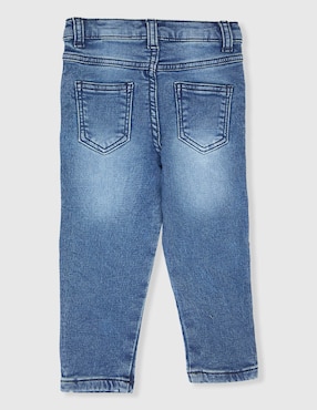 Jeans slim Weekend Baby lavado medio para niña