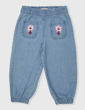 Jeans relaxed flare Weekend Baby lavado claro para niña