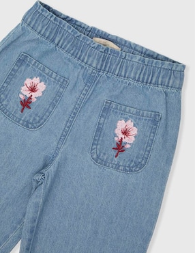Jeans relaxed flare Weekend Baby lavado claro para niña