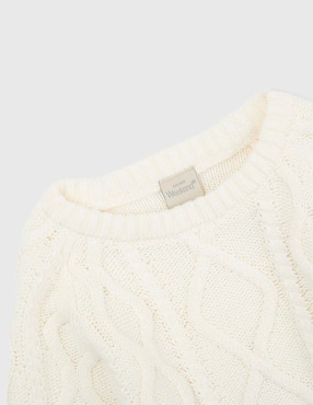 Suéter trenzado Weekend Baby para bebé unisex