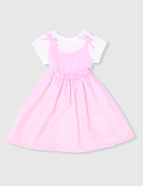 Vestido Chersi manga regular para niña