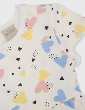 Vestido Weekend Baby manga mariposa para niña
