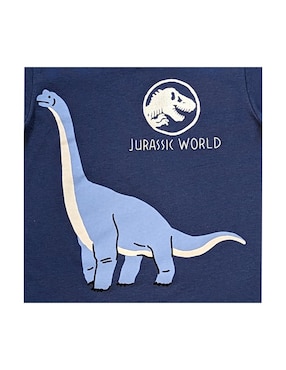 Playera Universal Jurassic World manga corta para niño