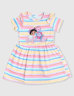 Vestido Universal manga regular para niña