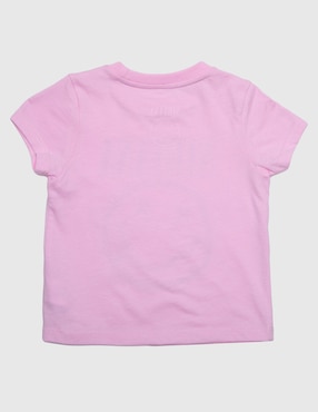 Playera Rock Nirvana manga corta para bebé niña