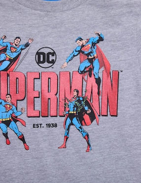 Playera Warner Superman manga corta para niño