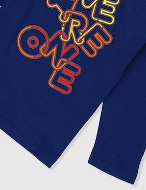 Playera manga larga para bebé niño