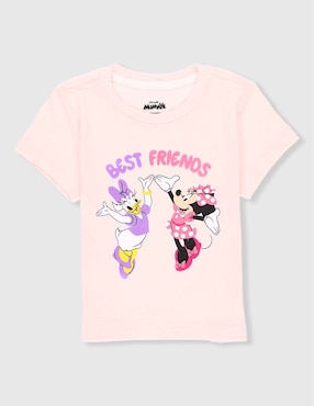 Playera Disney DTR Minnie & Daisy manga corta para niña