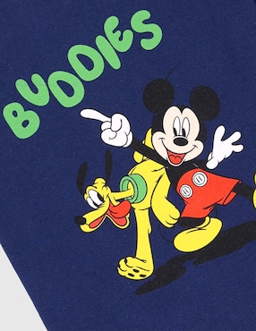 Playera Disney Dtr Mickey y Pluto manga corta para niño