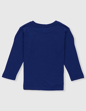 Playera manga larga para niño