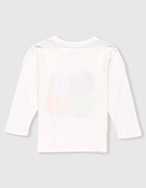 Playera manga larga para niño