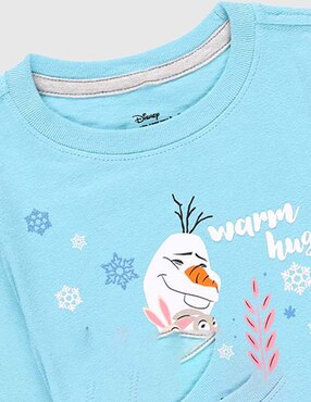 Playera Disney Dtr Olaf manga corta para niña