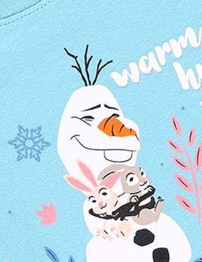 Playera Disney Dtr Olaf manga corta para niña