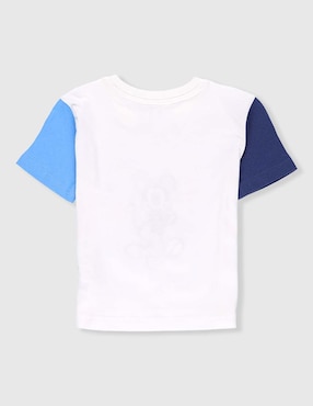 Playera Disney DTR Mickey Mouse manga corta para bebé niño