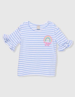 Playera Weekend Baby manga corta para niña