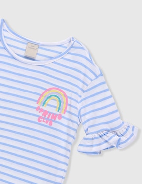 Playera Weekend Baby manga corta para niña