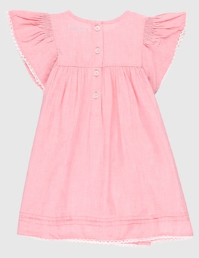 Vestido Weekend Baby manga cap para bebé niña