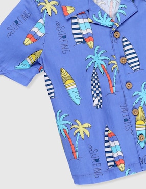 Camisa para playa Weekend Baby manga corta para niño