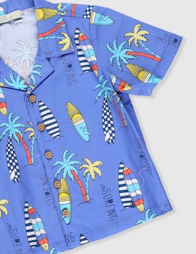 Camisa para playa Weekend Baby manga corta para niño
