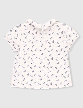 Playera Weekend Baby manga corta para niña