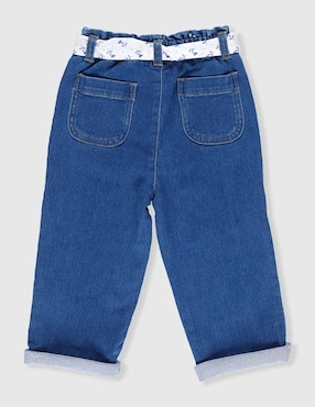 Jeans baggy Weekend Baby lavado medio para niña